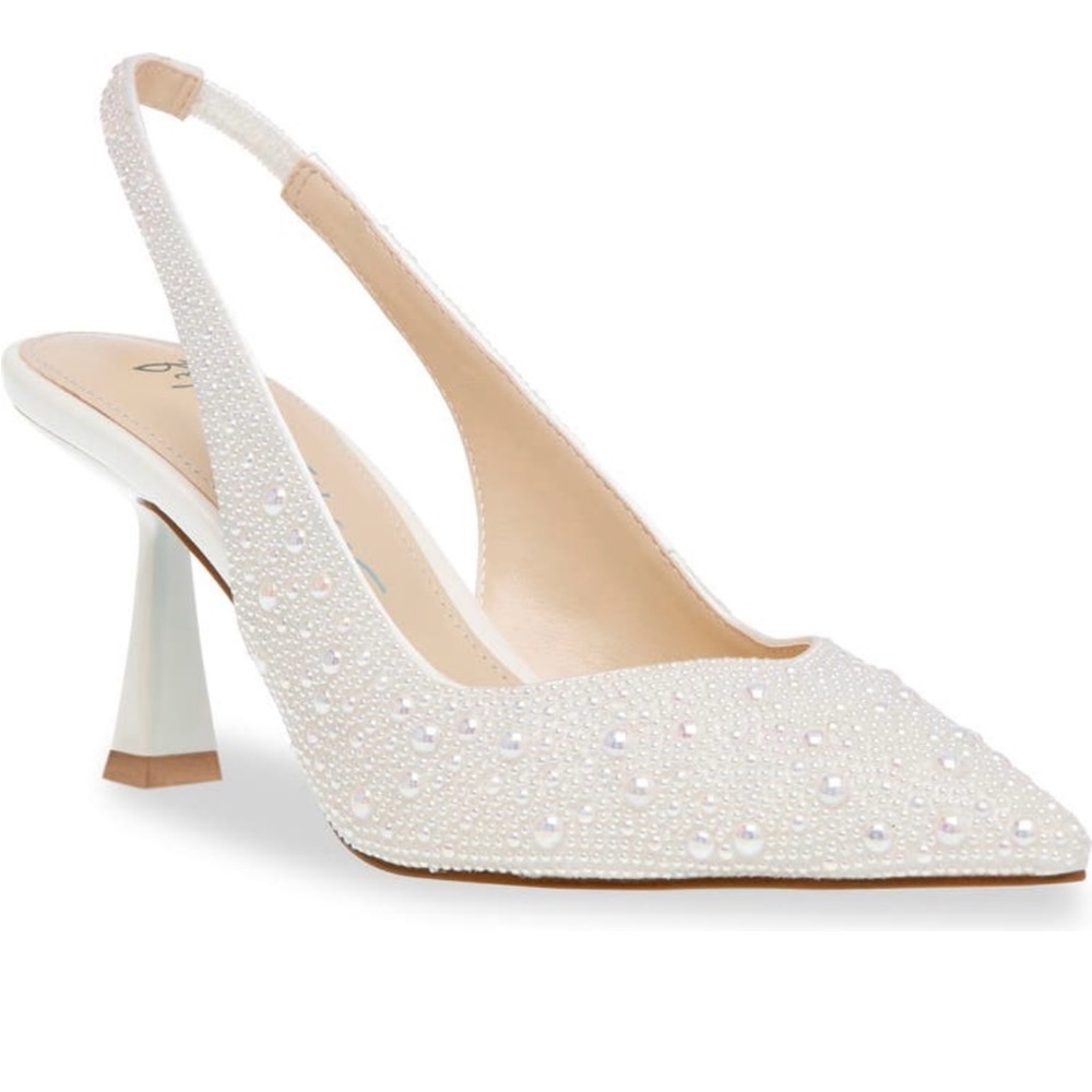 Betsey Johnson Clark Slingback Pointed Toe Pump